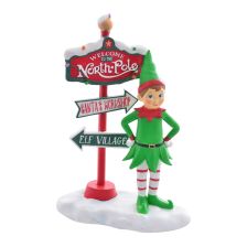 Green Elf North Pole Decor