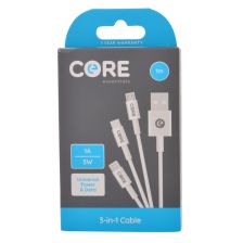 3In1 Mic.Type-C/8Pin 1M Rrp$20