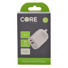 Core Dual Wall Chgr 12W Rrp$20