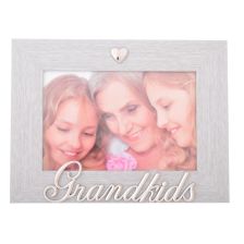 Silver Heart Grandkids Frm 6X4