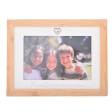 Bamboo Heart Frame Friends 6X4