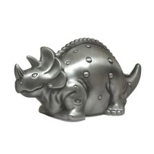 Dinosaur Pewter Money Bank