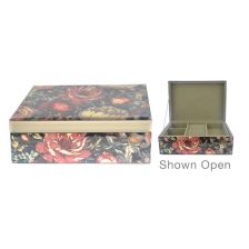 Golden Bouquet Jewel Box W/Try