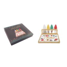Xmas Cheese Board & 4 Knife St