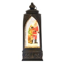 Xmas Santa Musical Lantern Sml