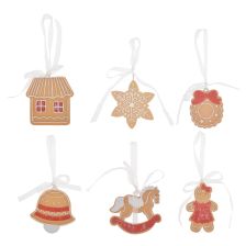 Gingerbread Hanging Decs (6)